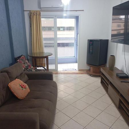 Apto Vista Mar, 8 Pessoas, Varanda Gourmet, Pe Na Areia! Praia Grande  Ngoại thất bức ảnh