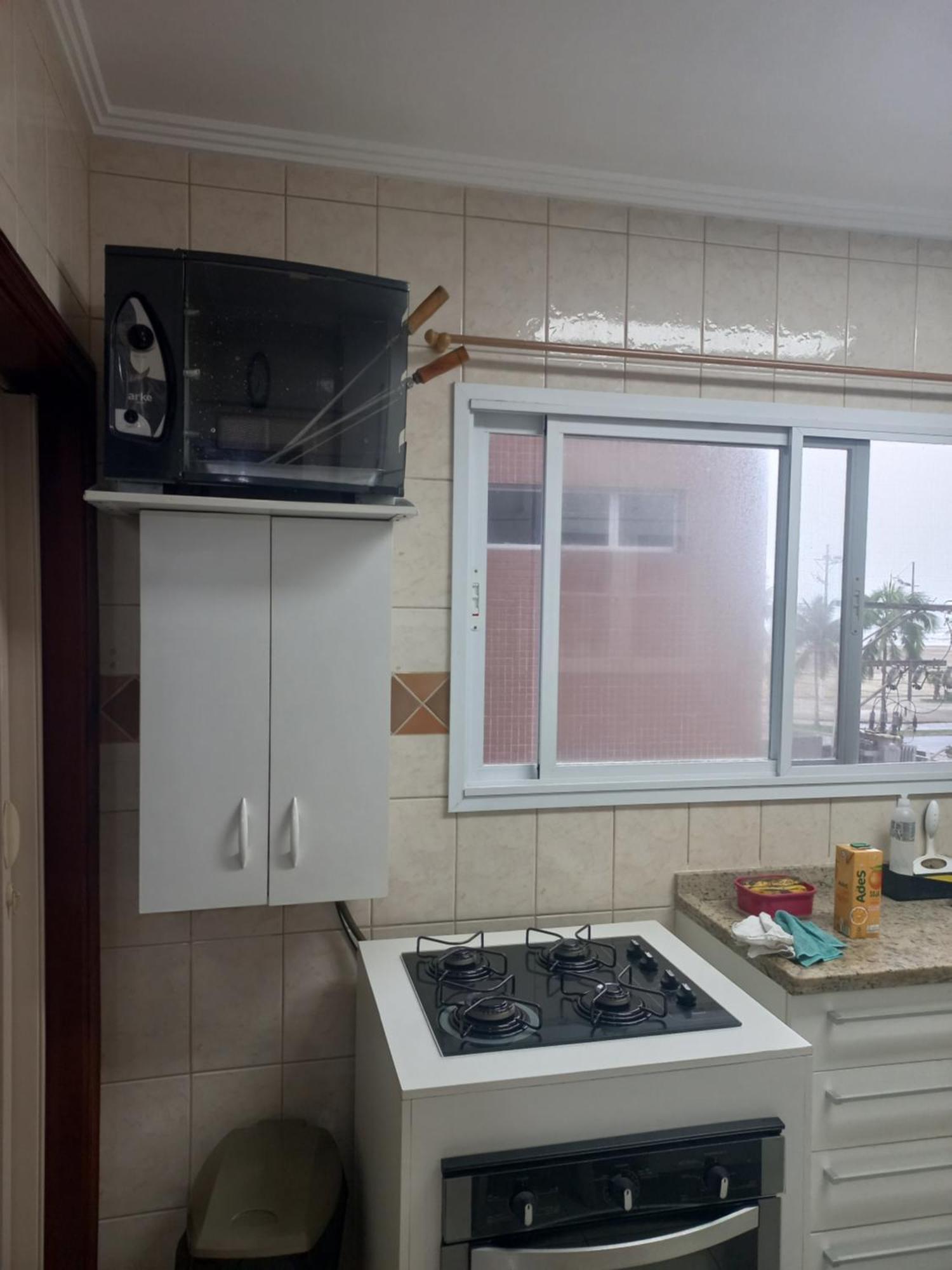 Apto Vista Mar, 8 Pessoas, Varanda Gourmet, Pe Na Areia! Praia Grande  Ngoại thất bức ảnh