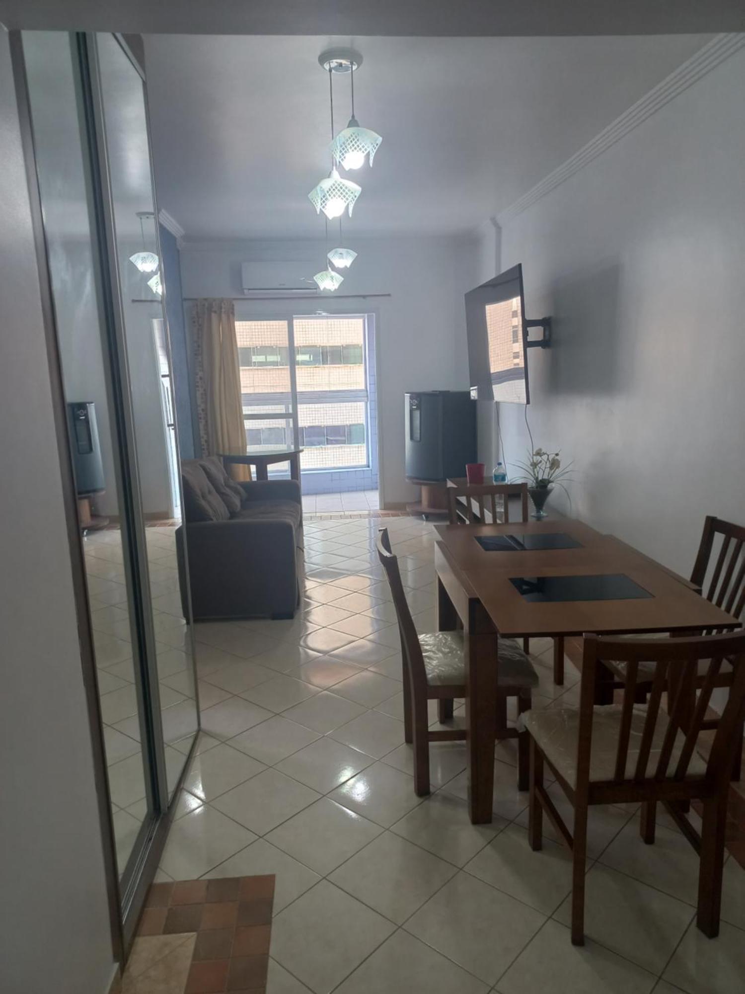 Apto Vista Mar, 8 Pessoas, Varanda Gourmet, Pe Na Areia! Praia Grande  Ngoại thất bức ảnh
