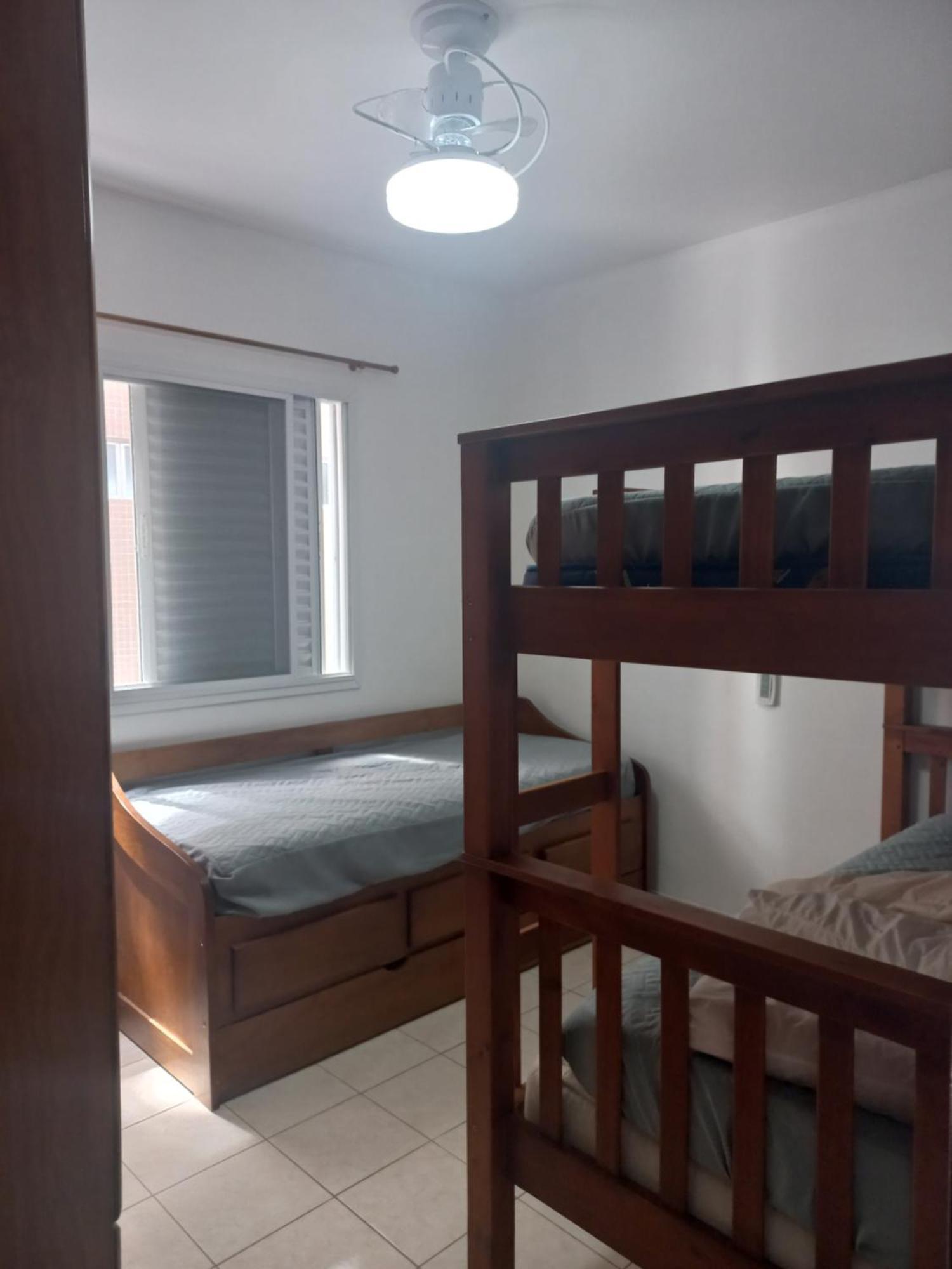 Apto Vista Mar, 8 Pessoas, Varanda Gourmet, Pe Na Areia! Praia Grande  Ngoại thất bức ảnh